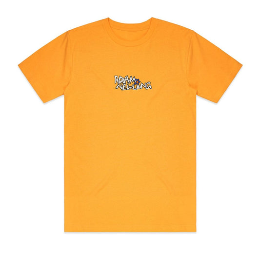 Adam Newling - Logo - Gold Tshirt Space Mirror Merch