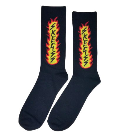 Skegss - Flame - Black Socks Space Mirror Merch