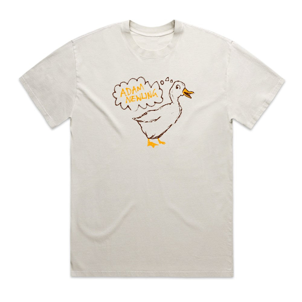 Adam Newling - Duck - Heavy T-shirt Faded Bone
