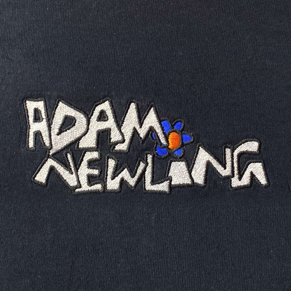 Adam Newling - Flowers - Black Tshirt